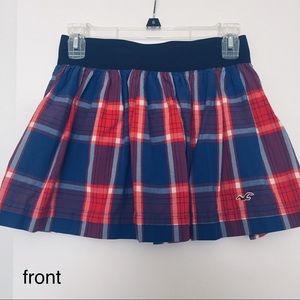 Hollister plaid skirt (red/blue/white/purple)